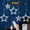 White 138 LED Star String Curtain — Magical Indoor & Outdoor Decor